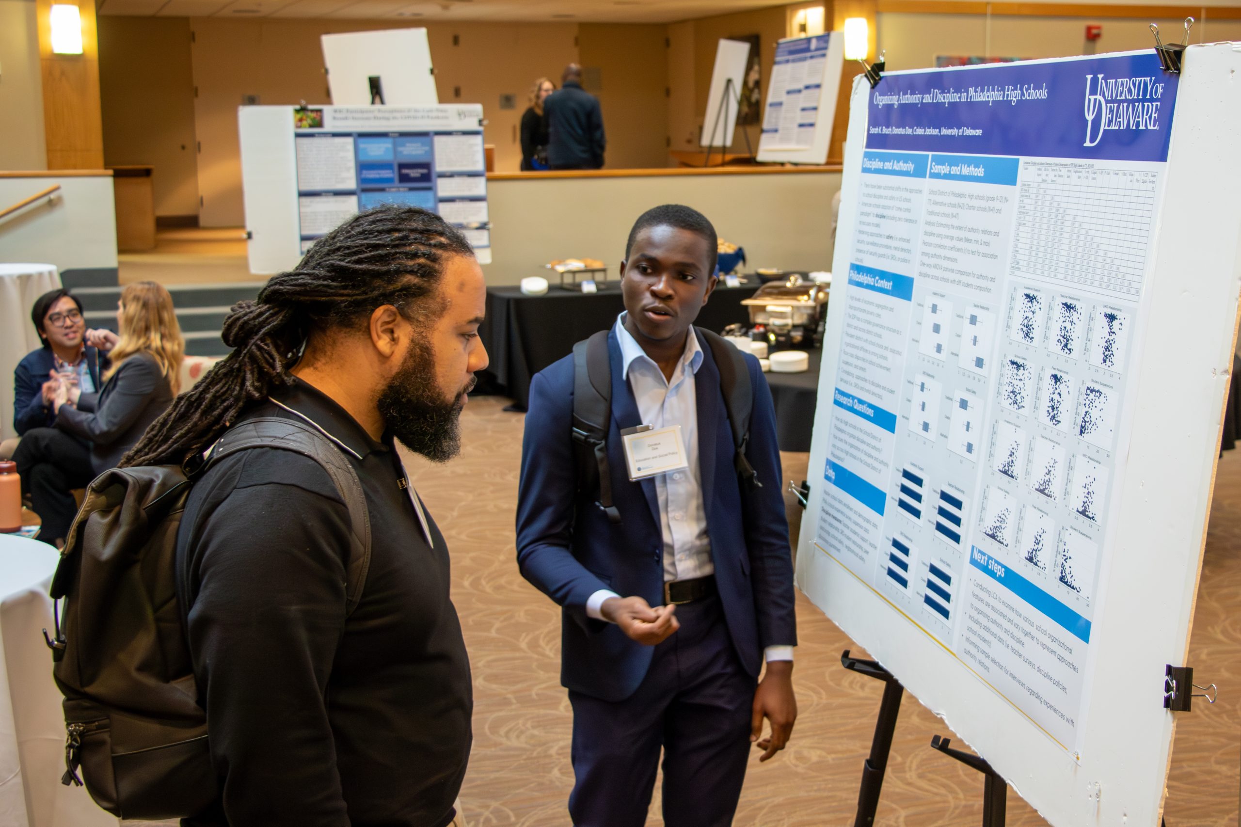 Doctoral student presents research poster at the Steele Symposium