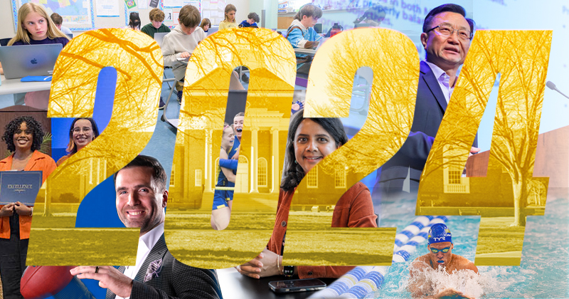 Student success and faculty expertise at the University of Delaware was on display throughout 2024.